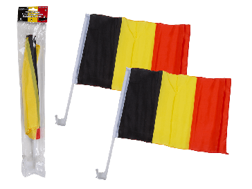 Belgium car flag
