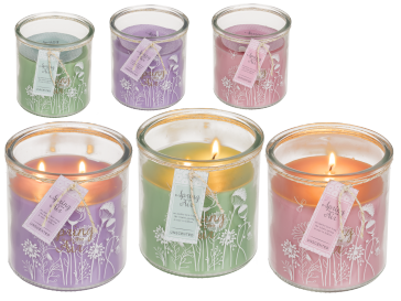 Candle in glass