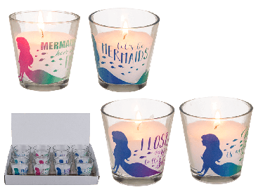 Candle in glass