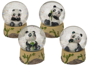 Polyresin glitter globe