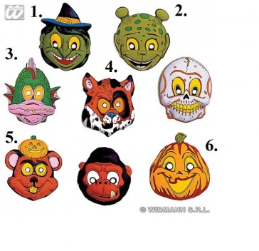 Halloweenská maska pro děti