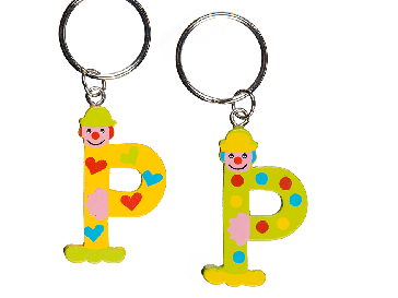Detská kľúčenka písmeno P