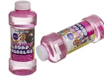 Refill bottle for soap bubbles with ca. 500 ml soap liquid
