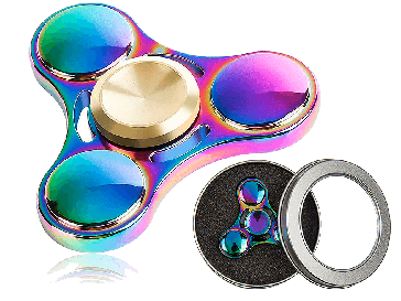 Metal Crazy Gyro Spinner Rainbow III