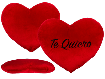 Red XXL plush heart