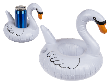 Inflatable beverage can holder