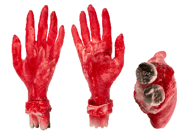 Plastic horror hand