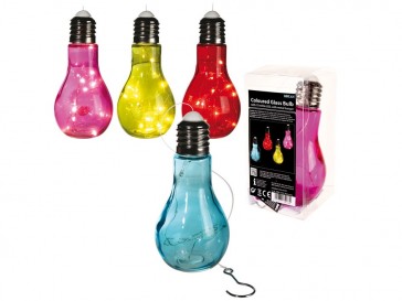 Farebná žiarovka s LED svetlom