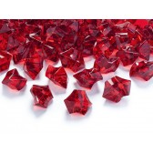 Červené krystaly 25 x 21 mm