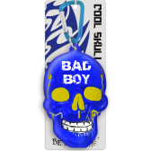Klíčenka lebka Bad boy modrá