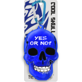 Klíčenka lebka Yes or no? modrá