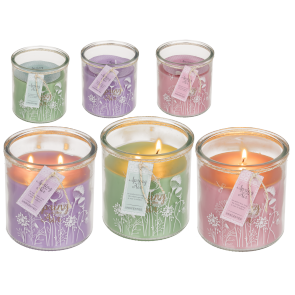 Candle in glass