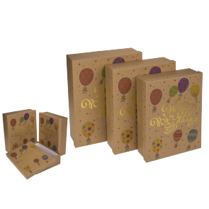 Kraft paper gift box