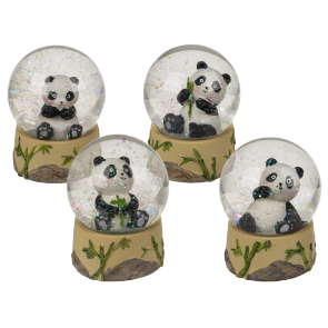 Polyresin glitter globe