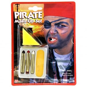 Barvy na obličej - pirát