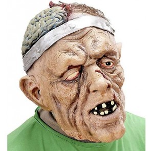Halloweenská maska Netvor s operovaným mozkem