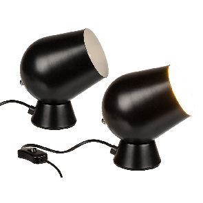 Black metal table lamp IV