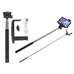 Extendable mobile phone holder Bluetooth Selfie Stick