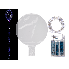 Party Foil Balloon with LED Lightchain