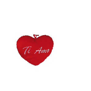 Red plush heart