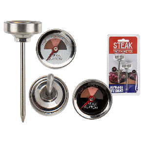 Stainless steel meat thermometer