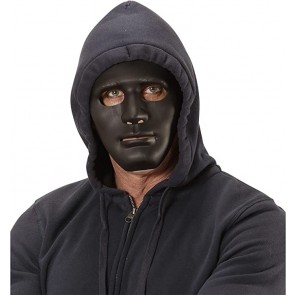 Halloweenska maska ANONYMOUS černá