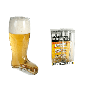 Glass Beer Boot for ca. 800 ml