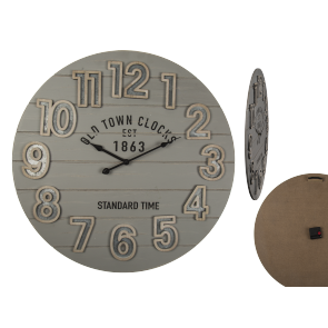 Wooden wall clock