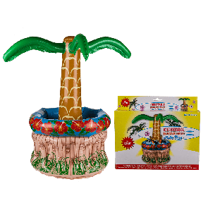 Inflatable beverage cooler