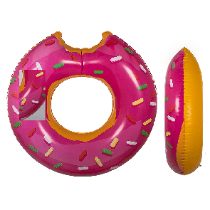 Inflatable swim ring