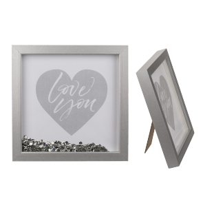 Silver wooden frame