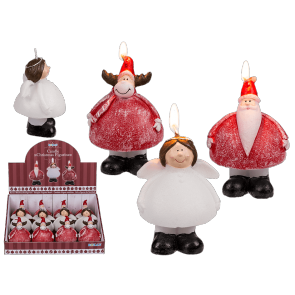 Candle Christmas figurine