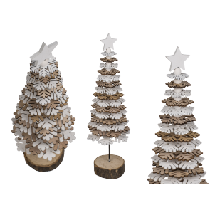 Wooden decoration tree