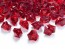 Červené krystaly 25 x 21 mm