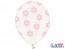 Balón růžové květy 30 cm, 6ks